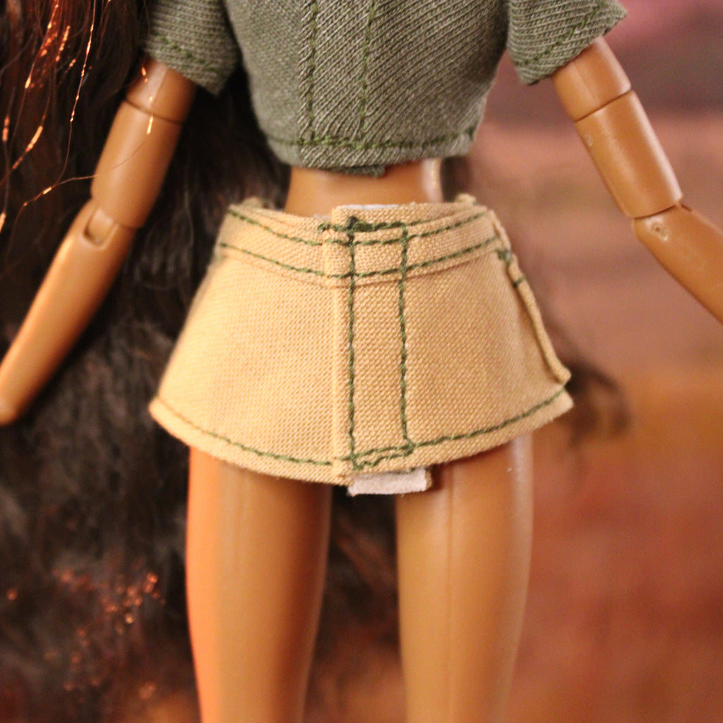 Khaki skirt