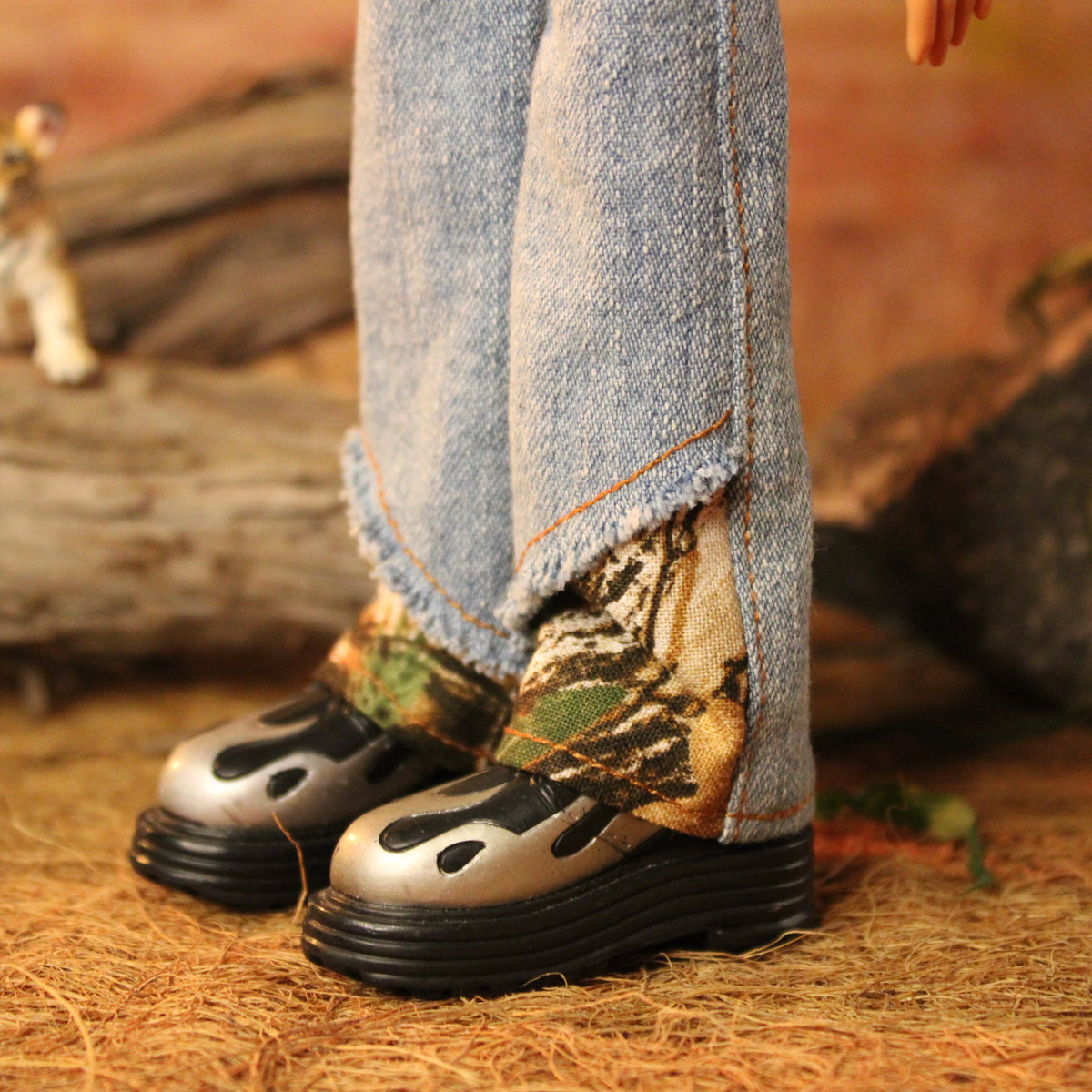 Denim & hunting camo Boyz jeans